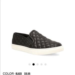 Steve Madden Black Slip On | Size 8